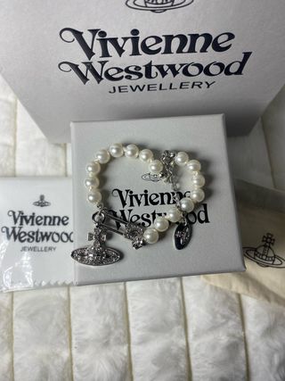 Pulsera Vivienne Westwood Perlas y Pin