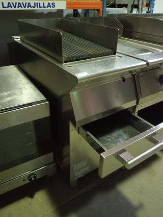 Plancha Cromo Duro + Barbacoa Gas Electrolux