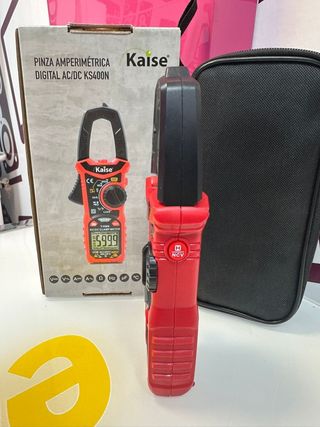Pinza Amperimétrica Digital Kaise KS400N