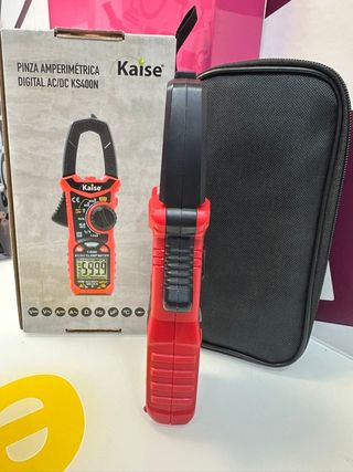 Pinza Amperimétrica Digital Kaise KS400N