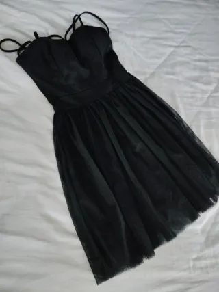 Vestido negro mujer