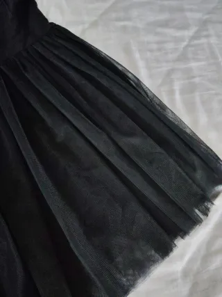 Vestido negro mujer