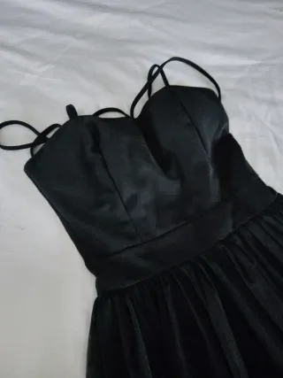 Vestido negro mujer
