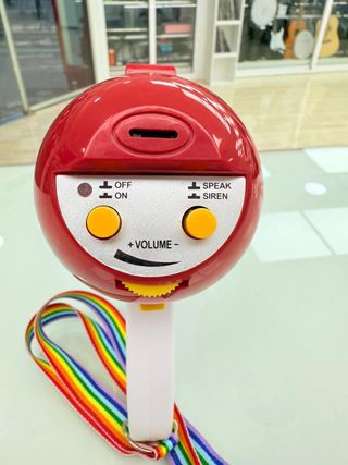 Megáfono blanco portátil