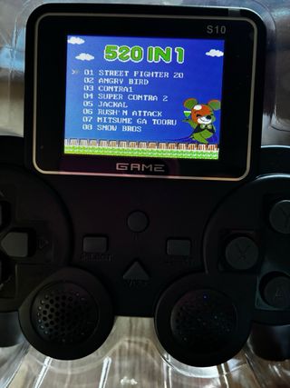 Consola Retro S10 Gamepad Negra