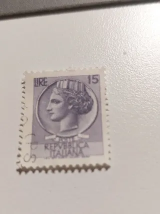 Francobolli Lire Rep Italiana serie Siracusana