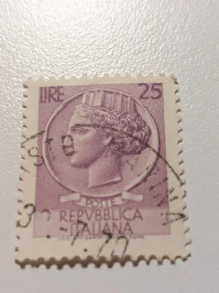 Francobolli Lire Rep Italiana serie Siracusana