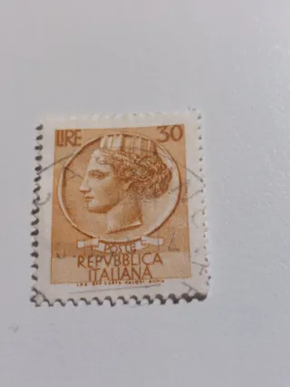Francobolli Lire Rep Italiana serie Siracusana