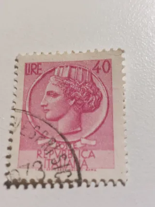 Francobolli Lire Rep Italiana serie Siracusana