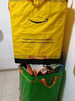 Sacas de reparto de paquetería