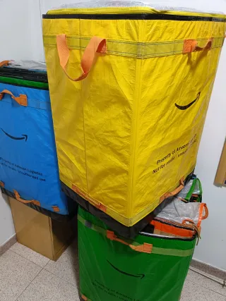 Sacas de reparto de paquetería