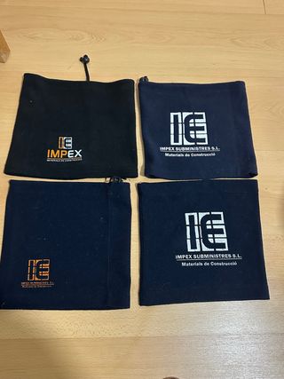 Pack Pasamontañas Negro, azules, blanco y rojo