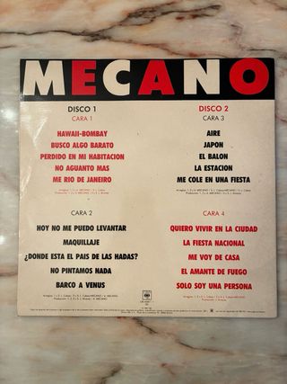 Lote 2 Vinilos Mecano