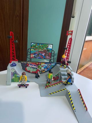 Playmobil Pista Skate Park Graffiti