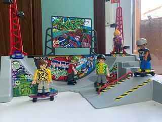Playmobil Pista Skate Park Graffiti