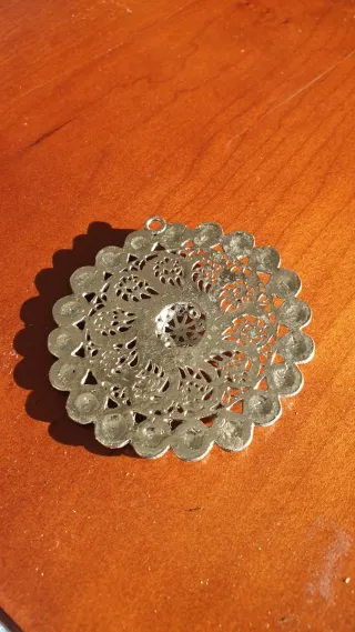 Colgante plata filigranas