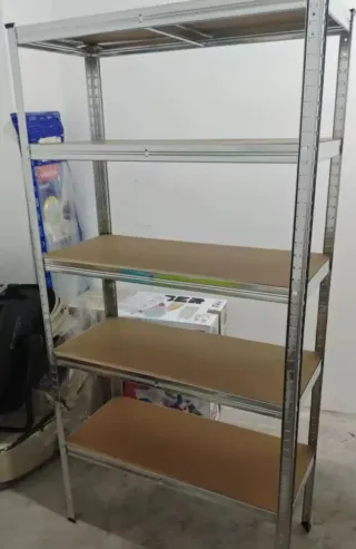 2 Estanterías galvanizadas 180*90*40 PRECINTADAS