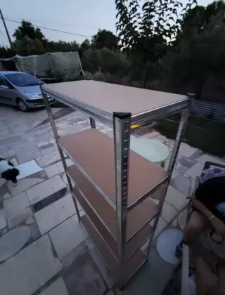 2 Estanterías galvanizadas 180*90*40 PRECINTADAS