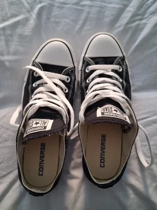 Zapatillas unisex Converse Negras Talla 39