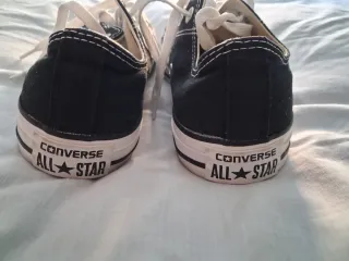 Zapatillas unisex Converse Negras Talla 39