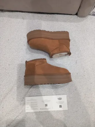 Botas UGG Classic Ultra Mini Plataforma Marrones