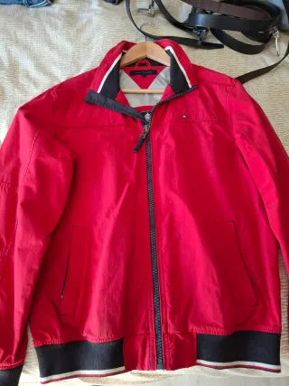 Chaqueta Tommy Hilfiger Roja Talla M