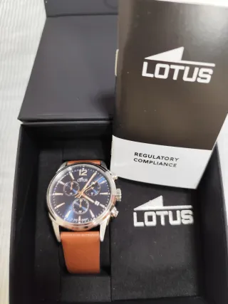 Reloj Lotus Caballero Azul y Marrón