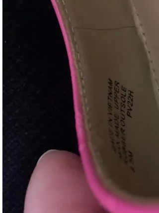 Zapatos Michael Kors Rosa Piel Vegana Tacón Medio