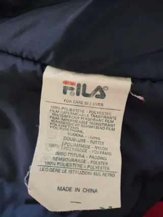 Giacca Sci Vintage Fila Team Italia