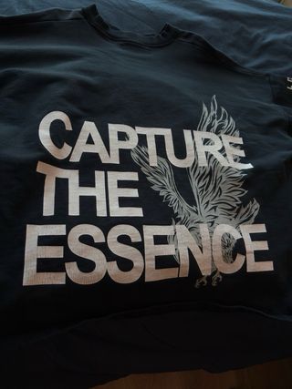 Sudadera Yuxus gris con estampado