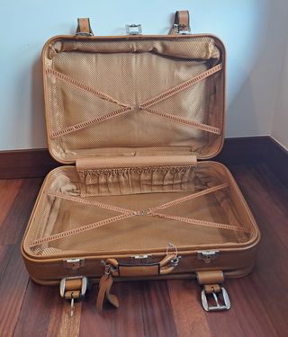 Maleta vintage marrón