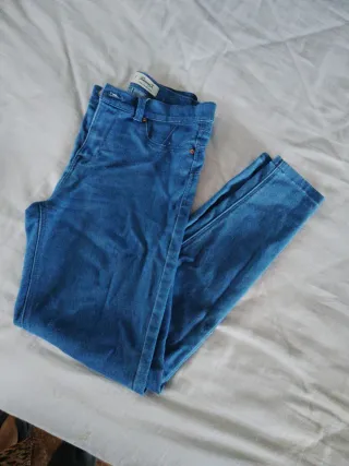 Vaqueros mujer azules