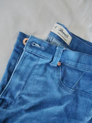 Vaqueros mujer azules