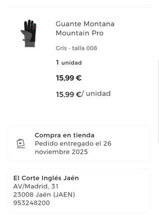 Guantes Mountain Pro Talla 008 Gris