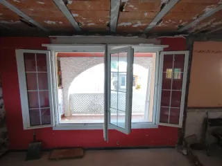 Ventanal PVC blanco 4 hojas