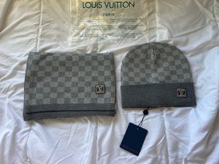 Conjunto Louis Vuitton: Gorro y Bufanda