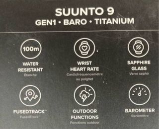 Orologio Suunto 9 Baro titanio e cristallo zaffiro