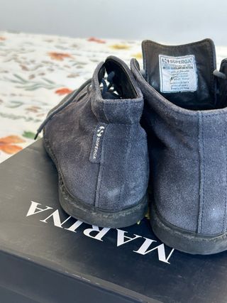 Polacchine blu scuro Superga