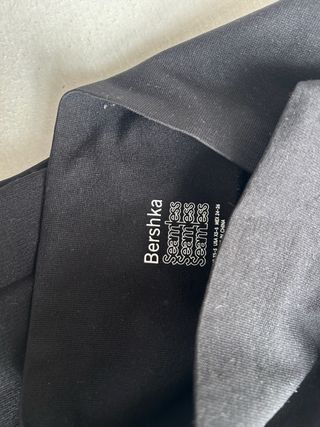 Leggings Bershka Talla XS/S Negros