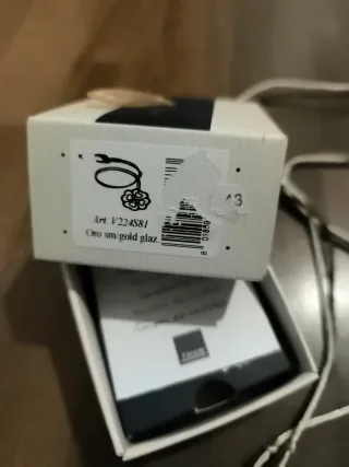 Collana Thun quadrifoglio beige e marrone