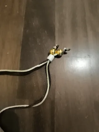 Collana Thun quadrifoglio beige e marrone