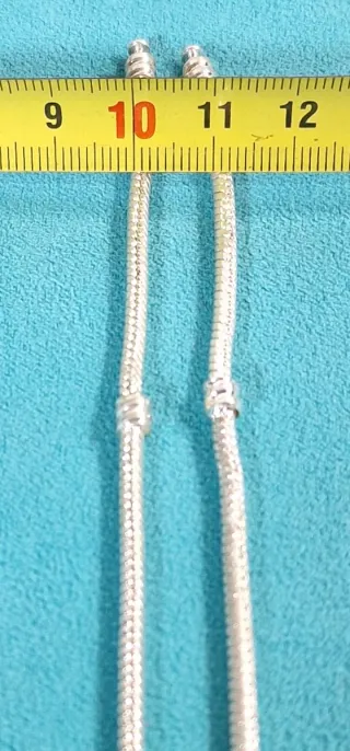 Pulsera 925, 19cm y 12 gramos 100% Plata de Ley.
