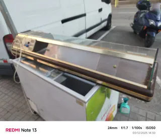 Vitrina Frío/Caliente Bar Restaurante de 6 bandeja