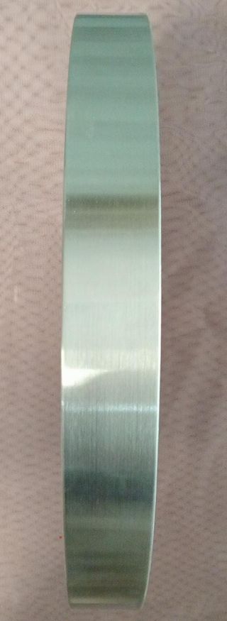 Reloj de Pared Plateado y Blanco