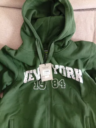 Sudadera Rekuait cremallera capucha M