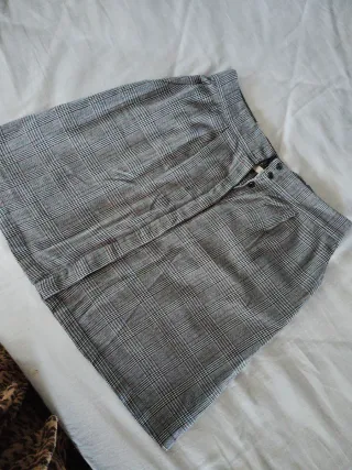 Falda de cuadros mujer