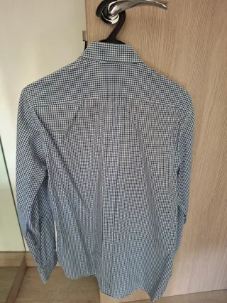 Camisa Lacoste Cuadros Azul Talla M