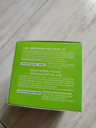 Crema Facial Hidratante Babaria Aloe 24h