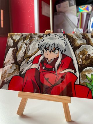 Quadretto Inuyasha dipinto a mano