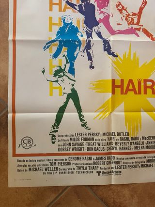 Póster Original Película Hair